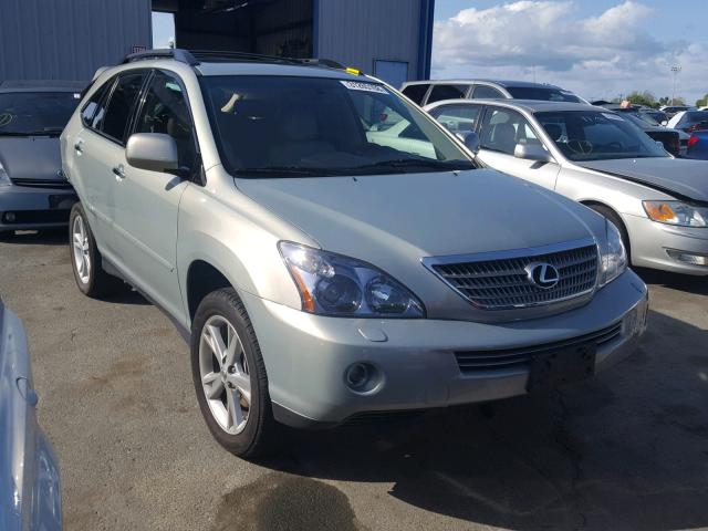 JTJHW31U882061839 - 2008 LEXUS RX 400H SILVER photo 1