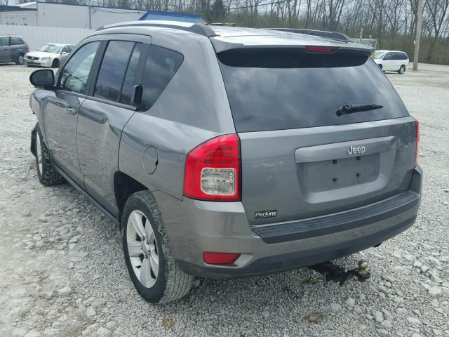 1C4NJCBB1DD283526 - 2013 JEEP COMPASS SP GRAY photo 3