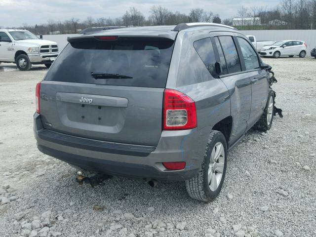 1C4NJCBB1DD283526 - 2013 JEEP COMPASS SP GRAY photo 4