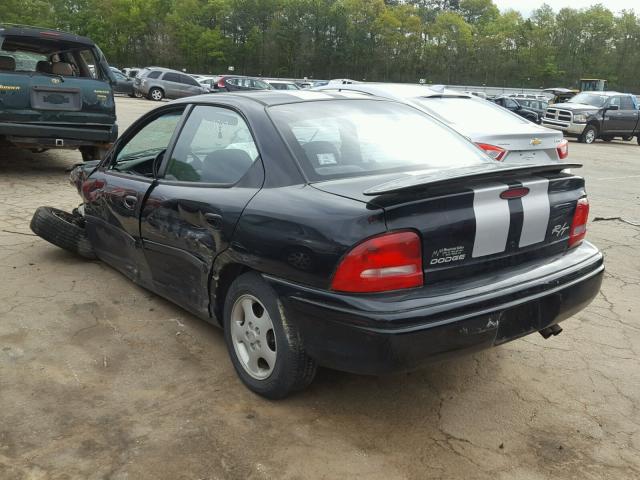 1B3ES47YXXD169045 - 1999 DODGE NEON HIGHL BLACK photo 3