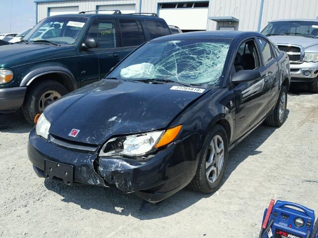 1G8AW12F33Z204652 - 2003 SATURN ION LEVEL შავი ფოტო 2