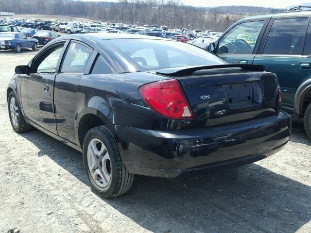 1G8AW12F33Z204652 - 2003 SATURN ION LEVEL შავი ფოტო 3