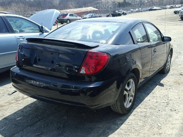 1G8AW12F33Z204652 - 2003 SATURN ION LEVEL შავი ფოტო 4