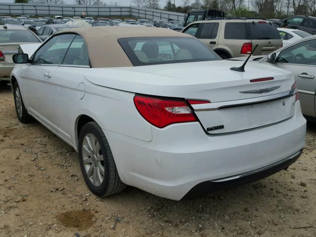 1C3BCBEB7DN511594 - 2013 CHRYSLER 200 TOURIN WHITE photo 3