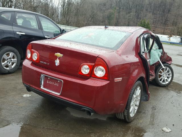 1G1ZE5E72AF323792 - 2010 CHEVROLET MALIBU LTZ 红色 照片 4