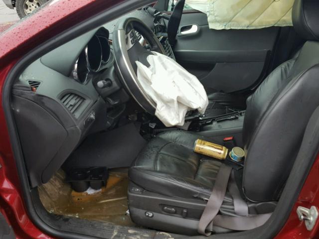 1G1ZE5E72AF323792 - 2010 CHEVROLET MALIBU LTZ 红色 照片 5