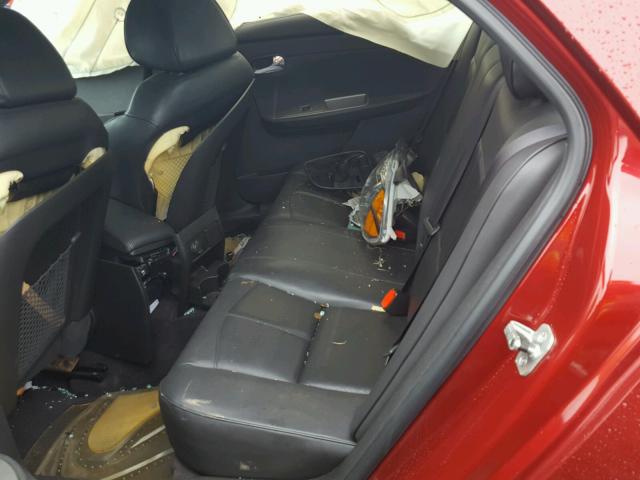 1G1ZE5E72AF323792 - 2010 CHEVROLET MALIBU LTZ 红色 照片 6