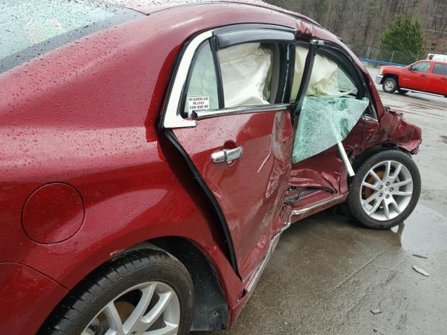 1G1ZE5E72AF323792 - 2010 CHEVROLET MALIBU LTZ 红色 照片 9