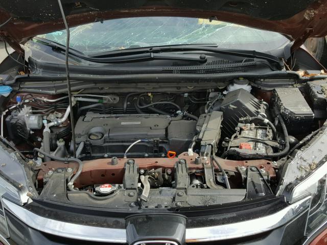 2HKRM3H76GH507965 - 2016 HONDA CR-V EXL MAROON photo 7