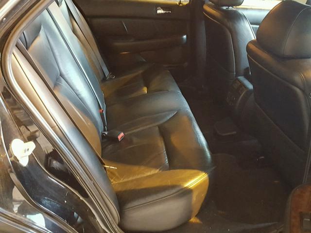 JH4KA96511C000990 - 2001 ACURA 3.5RL BLACK photo 6