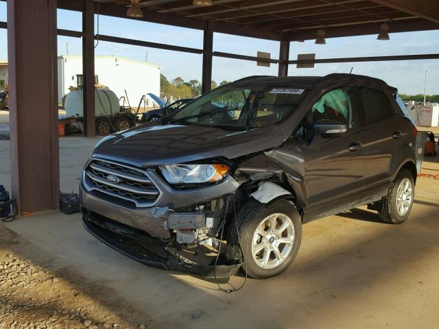 MAJ3P1TE8JC164303 - 2018 FORD ECOSPORT S GRAY photo 2