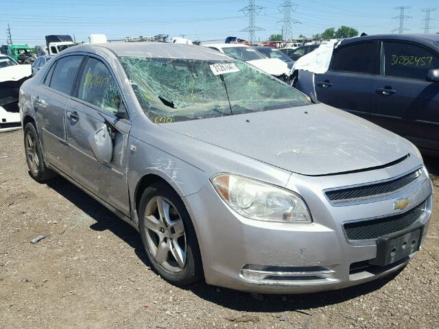 1G1ZH57B98F166538 - 2008 CHEVROLET MALIBU 1LT SILVER photo 1