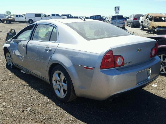 1G1ZH57B98F166538 - 2008 CHEVROLET MALIBU 1LT SILVER photo 3