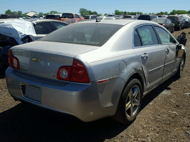 1G1ZH57B98F166538 - 2008 CHEVROLET MALIBU 1LT SILVER photo 4