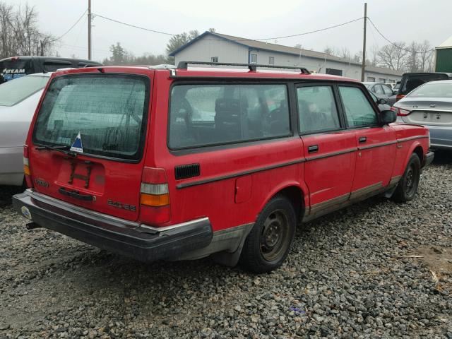 YV1AA8855M1905389 - 1991 VOLVO 240 BASE RED photo 4