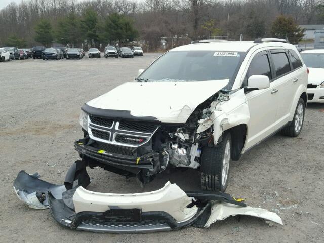 3C4PDDDG0DT504607 - 2013 DODGE JOURNEY CR WHITE photo 2