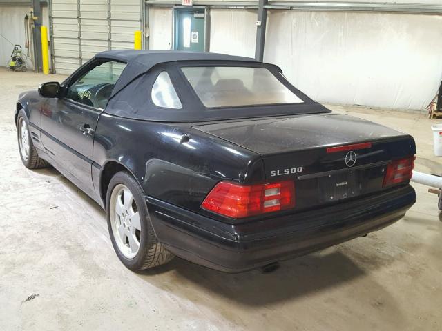 WDBFA68F8XF187433 - 1999 MERCEDES-BENZ SL 500 BLACK photo 3