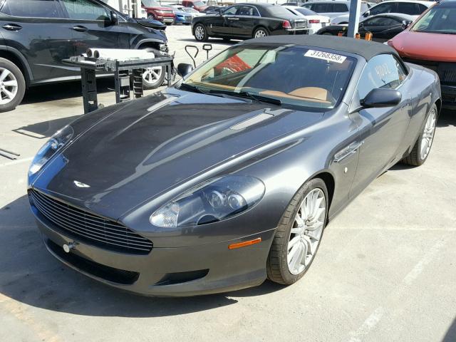 SCFAD02A16GB05276 - 2006 ASTON MARTIN DB9 VOLANT GRAY photo 2