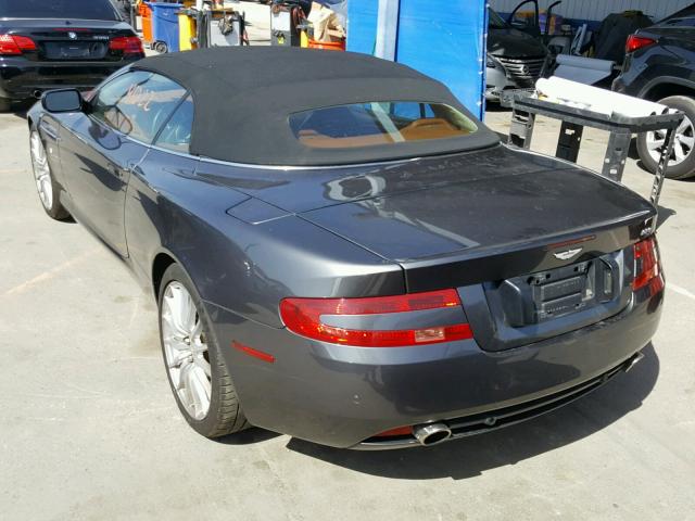 SCFAD02A16GB05276 - 2006 ASTON MARTIN DB9 VOLANT GRAY photo 3