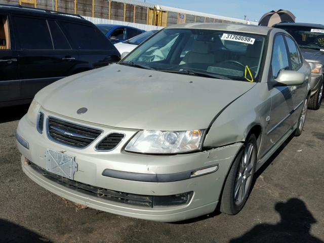 YS3FD49Y071101390 - 2007 SAAB 9-3 2.0T BEIGE photo 2