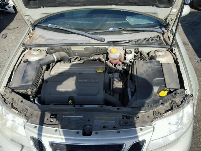 YS3FD49Y071101390 - 2007 SAAB 9-3 2.0T BEIGE photo 7