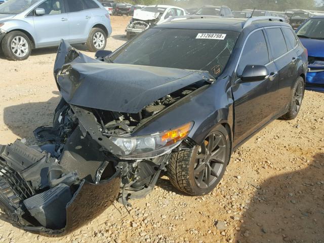JH4CW2H61CC004981 - 2012 ACURA TSX TECH GRAY photo 2