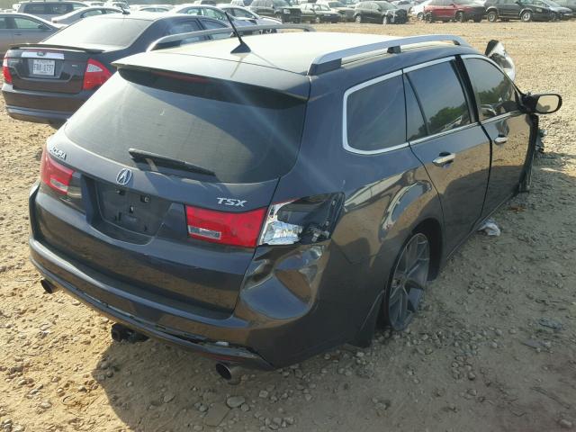 JH4CW2H61CC004981 - 2012 ACURA TSX TECH GRAY photo 4