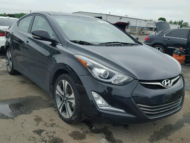 KMHDH4AHXFU228574 - 2015 HYUNDAI ELANTRA SE BLACK photo 1