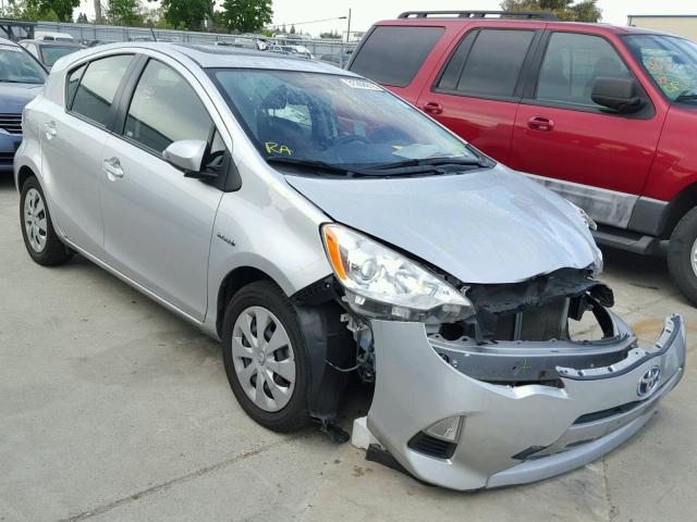 JTDKDTB32D1034897 - 2013 TOYOTA PRIUS C SILVER photo 1