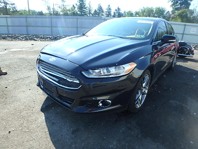 3FA6P0D9XER132906 - 2014 FORD FUSION TIT GRAY photo 2