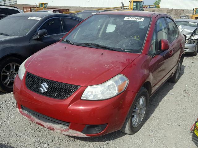 JS2YC5A34C6303340 - 2012 SUZUKI SX4 LE RED photo 2