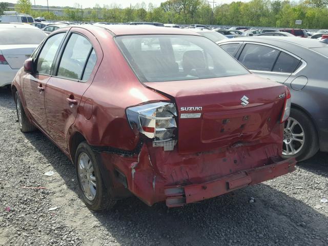 JS2YC5A34C6303340 - 2012 SUZUKI SX4 LE RED photo 3