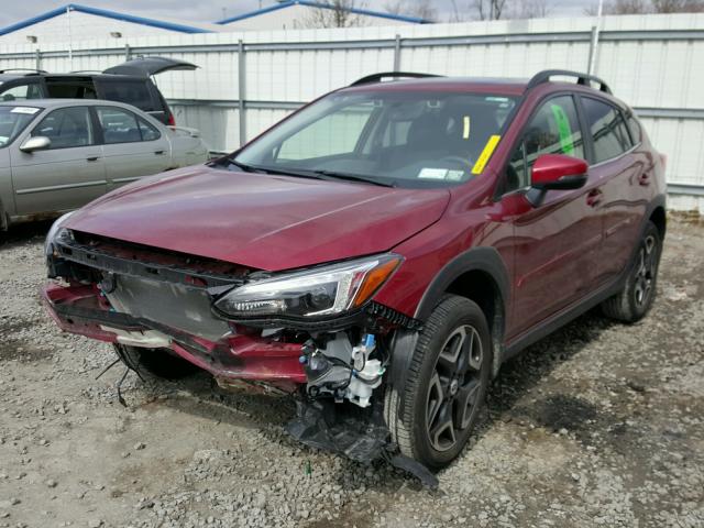 JF2GTAMC9J8238871 - 2018 SUBARU CROSSTREK RED photo 2