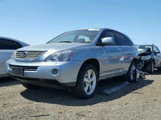 JTJHW31U982051286 - 2008 LEXUS RX 400H BLUE photo 2