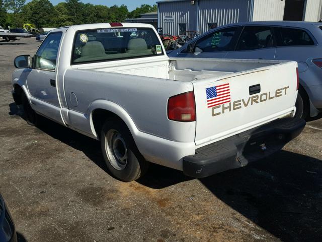 1GCCS1442W8235472 - 1998 CHEVROLET S TRUCK S1 WHITE photo 3