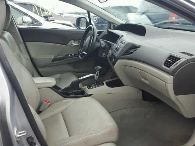 19XFB2F92CE012359 - 2012 HONDA CIVIC EXL SILVER photo 5