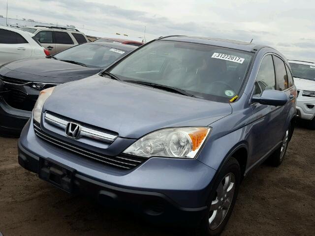 JHLRE487X7C062650 - 2007 HONDA CR-V BLUE photo 2