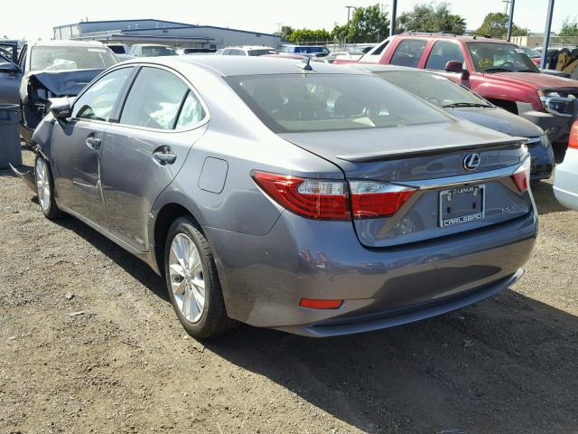 JTHBW1GG7D2029729 - 2013 LEXUS ES 300H GRAY photo 3