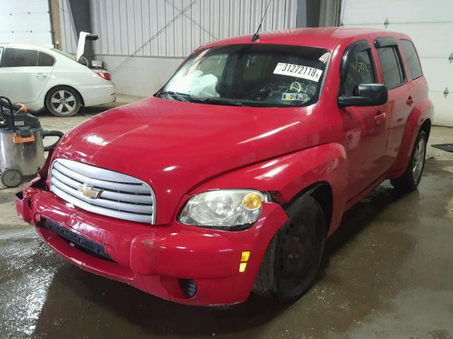 3GNCA13BX9S642316 - 2009 CHEVROLET HHR LS RED photo 2