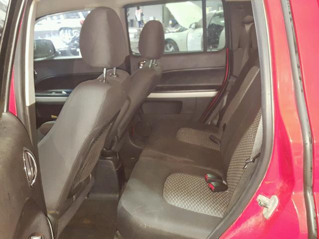 3GNCA13BX9S642316 - 2009 CHEVROLET HHR LS RED photo 6
