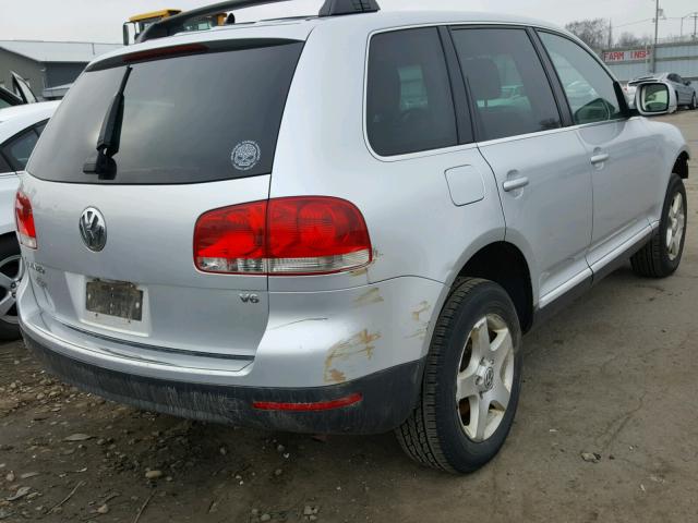 WVGZG77L45D074710 - 2005 VOLKSWAGEN TOUAREG 3. SILVER photo 4