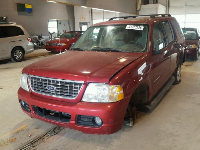 1FMZU73K54UA25231 - 2004 FORD EXPLORER X RED photo 2