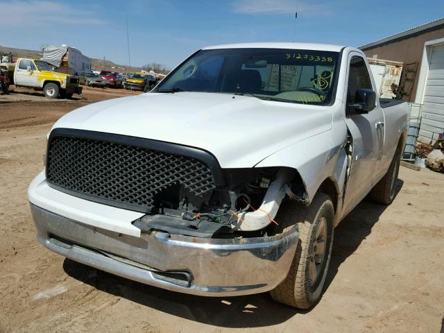 3D7JB1EP2AG133095 - 2010 DODGE RAM 1500 WHITE photo 2