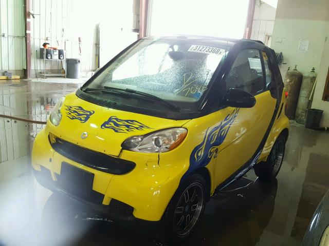 WMEEK31X08K107645 - 2008 SMART FORTWO PAS 黄色 照片 2
