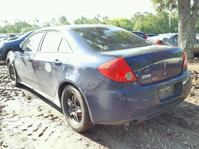 1G2ZJ57B494238940 - 2009 PONTIAC G6 BLUE photo 3