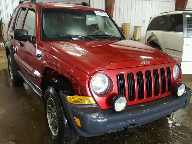 1J4GL38K16W218901 - 2006 JEEP LIBERTY RE RED photo 1