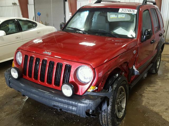 1J4GL38K16W218901 - 2006 JEEP LIBERTY RE RED photo 2