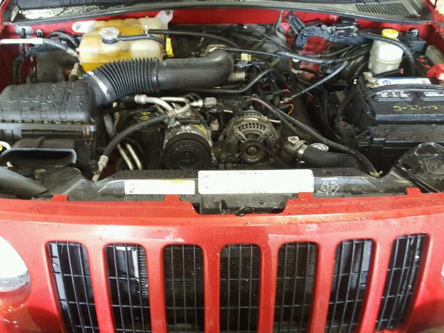 1J4GL38K16W218901 - 2006 JEEP LIBERTY RE RED photo 7