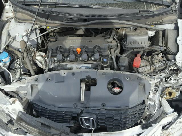 2HGFB2F90FH535048 - 2015 HONDA CIVIC EXL SILVER photo 7