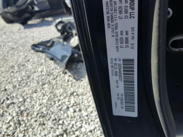 1B3CB4HA6AD665377 - 2010 DODGE CALIBER SX BLACK photo 10